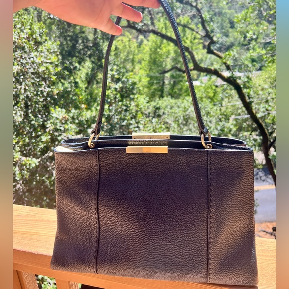 Ted Baker Camieli Faceted Bow Leather Shoulder Bag - Picture 5 of 10